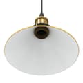 Miniatyrbild 10 av 11: vidaXL taklampa höjdjusterbar E27 glans gul Ø 22 cm metall