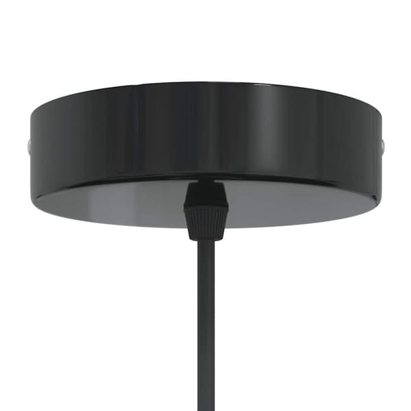 vidaXL Taklampa höjdjusterbar E27 glans orange Ø 22 cm metall