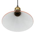 Miniatyrbild 10 av 11: vidaXL Taklampa höjdjusterbar E27 glans orange Ø 22 cm metall