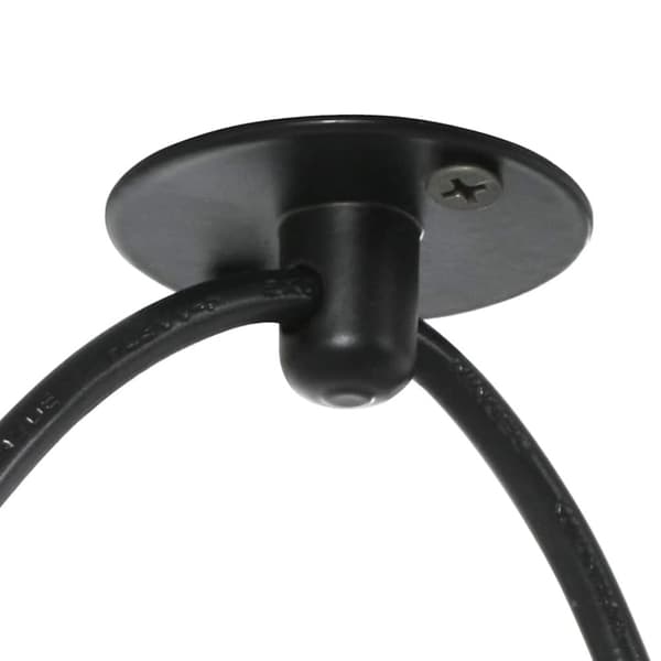 vidaXL Pendellampa med 6 lamphållare E27 svart metall