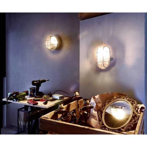 Deko Light Syrma Rund Grau 401016 Taklampa utomhus, vägglampa utomhus E27 grå