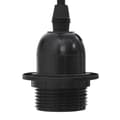 Miniatyrbillede 11 af 11: vidaXL pendellampe med 5 lampeholdere E27 metal sort