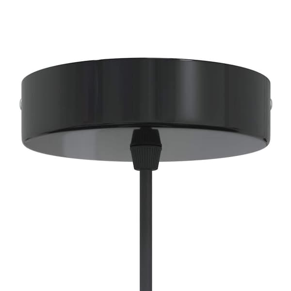 vidaXL pendellampe højdejusterbar E27 Ø 22 cm metal glans mørkeblå