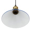 Miniatyrbillede 10 af 11: vidaXL pendellampe højdejusterbar E27 Ø 22 cm metal glans mørkeblå