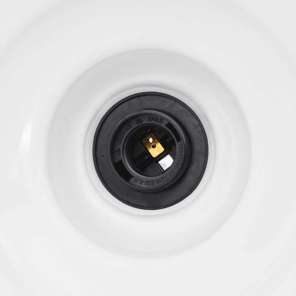 vidaXL pendellampe højdejusterbar E27 Ø 31 cm metal glans sort