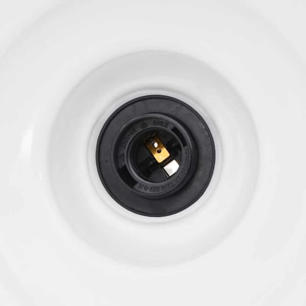 vidaXL pendellampe højdejusterbar E27 Ø 31 cm metal glans rød