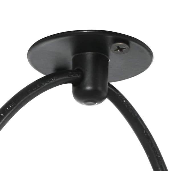 vidaXL pendellampe med 3 lampeholdere E27 metal sort