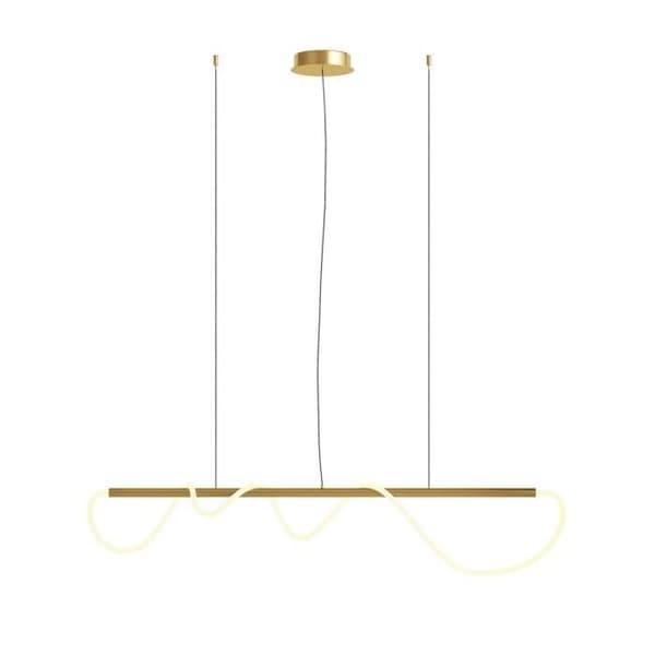 Maytoni Tau Modern Bar Taklampa Guld, 140cm Integrerad LED 3000K