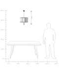 Miniatyrbild 10 av 10: Hänglampa Vit Nylonskärm Modern Design Vardagsrumslampa
