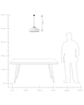 Miniatyrbild 10 av 10: Hängande Taklampa Vit Nylonskärm Modern Design Vardagsrumslampa