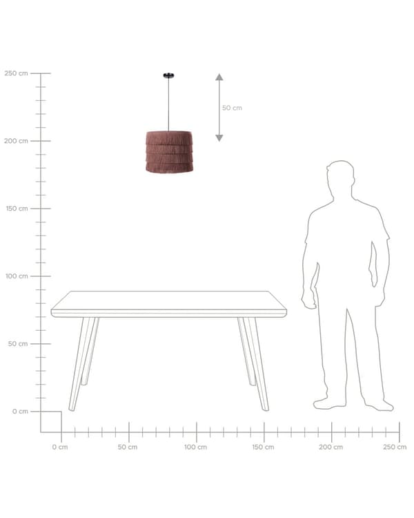 Hängande Taklampa Rosa Tyg Polyesterskärm Skärm med Fransar Modern Design Vardagsrumslampa