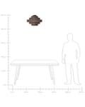 Miniatyrbild 9 av 9: Taklampa Brun skärm i Linnetyg Modern Design Vardagsrumslampa
