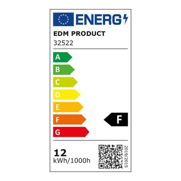 LED-takljus EDM 6 500K 12W - 840 Lumen