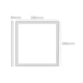 Miniatyrbild 3 av 4: 40W Square Matte Chrome LED-panel