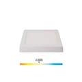 Miniatyrbild 2 av 3: Fyrkantig LED-taklampa EDM - 23cm - 20W - 1500lm - 4000K - Vit - 31591