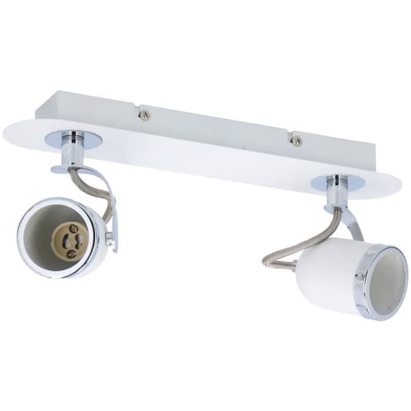 Taklampa - Grundig - Yta - 2 Spots - Vit - Metall - Kök