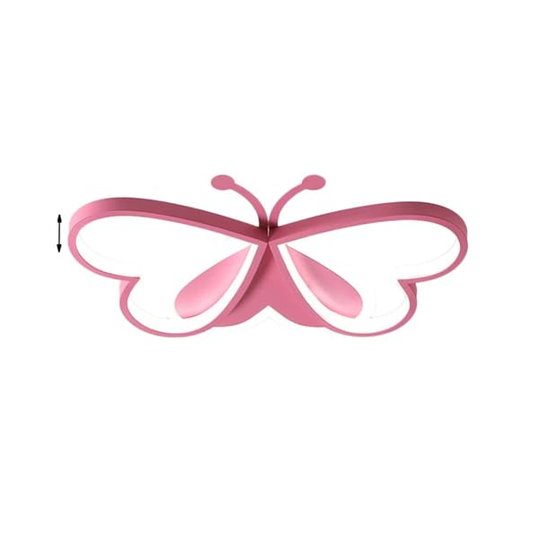 Butterfly Loftlampe, Dæmpbar LED, Moderne Design,Lyserød
