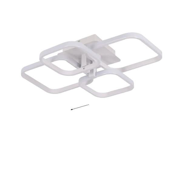 Moderne LED Loftlampe, 6 Hoveder, Justerbar Lysstyrke,4 hoveder, Varm hvid
