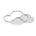 Miniatyrbillede 1 af 2: Skyformet LED Loftlampe, Justerbar 3-Farvet Belysning, Moderne Design,42W, HVID