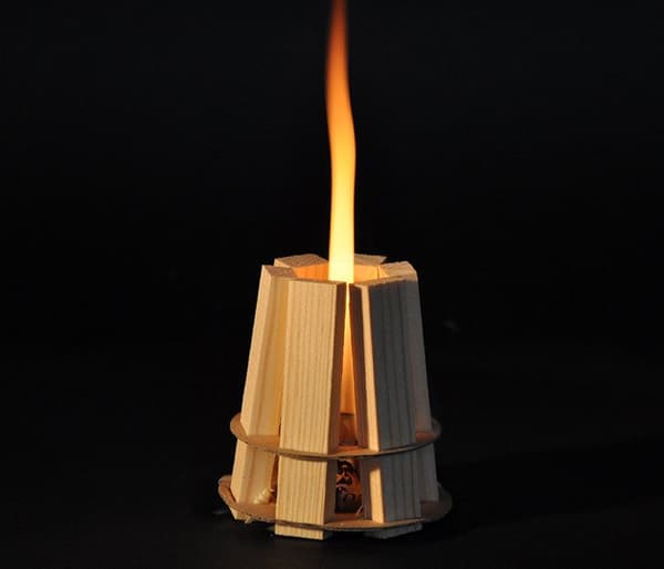 Eco-fire-sytykkeet Woodson W02PL -tulisarjaan, 6 nuotiolle