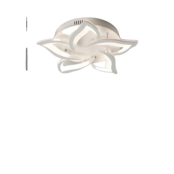 Moderne LED Kranselys, Loftlys, CCT Justerbar, Lysstyrke Dæmpbar,5 Blomsterblade