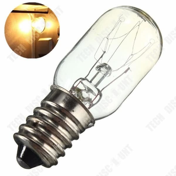 TD® Paket med 5 Tungsten Kylskåpslampor Glödlampa Varmvit AC 220-240 V 5 15W 25W T20 - Ljusresistent