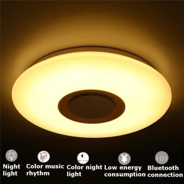 24W Modern taklampa musik bluetooth LED taklampa 40cm infälld 172SMD T0CBB9