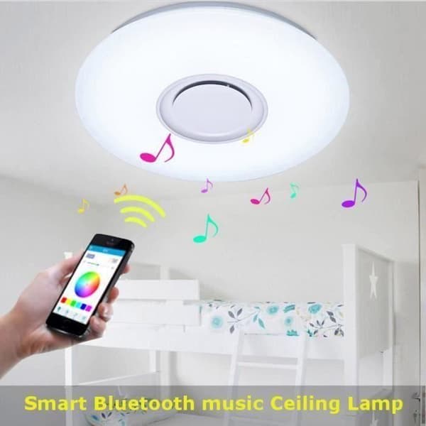 24W Modern taklampa musik bluetooth LED taklampa 40cm infälld 172SMD T0CBB9