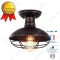 Miniatyrbild 1 av 4: TD® Retrostil Hushållsjärn Art Tak Lätt Industriell Vindlampa Veranda Gang Korridor Lampa-22,5 * 20cm / 60W