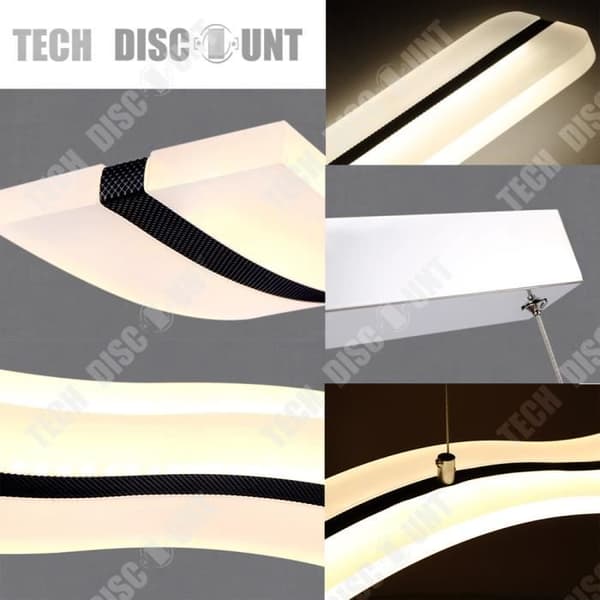 TD® Böjd Led-lampa Kontor Läsning Sovrum Vardagsrum Restaurang Ljuskrona Modern Minimalistisk Matsal Café Kraftfull Belysning Dekoration