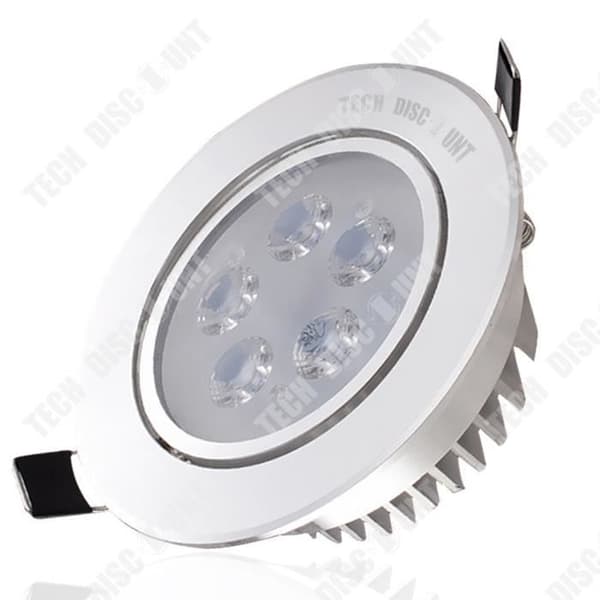 TD® hög effekt led taklampa liten 5w vardagsrum spotlight tillverkare högljus rostad vit bull's eye ljus