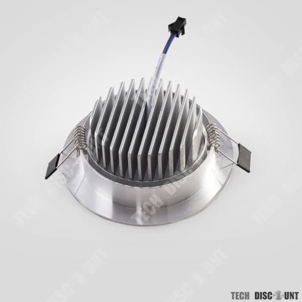 TD® Rund silver taklampa tak LED-lampa hemtillbehör vardagsrum flerrums flerrumsbelysning 12W (12st)