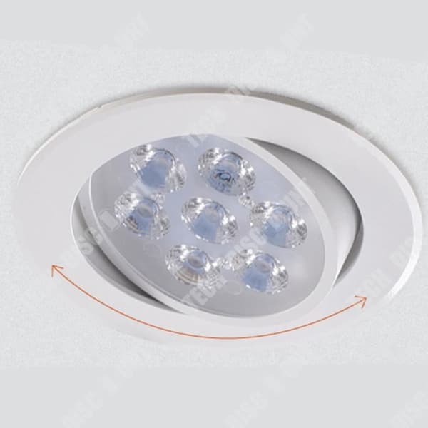 TD® 12WLED taklampa Vit positiv integrerad Cat Eye liten spotlight High Power spotlight (10 set)