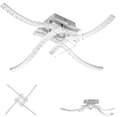 Miniatyrbillede 1 af 2: Loftlampe, 4 LED, 5500K Kold Hvid,4 LED, 5500K