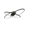 Miniatyrbillede 1 af 2: Moderne Loftlampe, Dæmpbar 70W, Justerbar Farvetemperatur,sort
