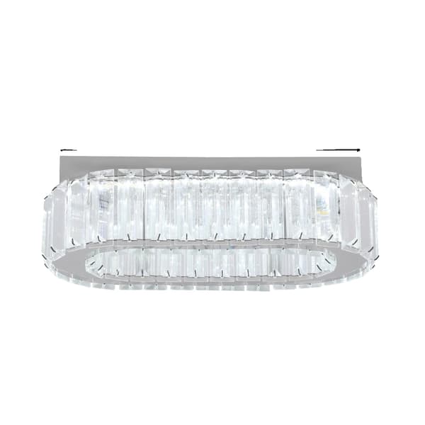 Modern kristall LED taklampa, 3 justerbara ljusfärger, energieffektiv 22W,föränderlig, Brun