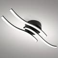 Miniatyrbild 2 av 2: Modern LED Taklampa, 3-Linjig Design, Energibesparande,21-30W, svart, Kall vit