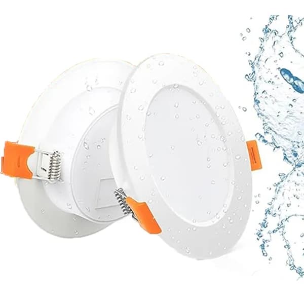 Indbygget LED-spotlight – Vandtæt IP44, Neutralt Hvidt Lys 4000K, Ultraslankt Design, Til Badeværelser og Stuer