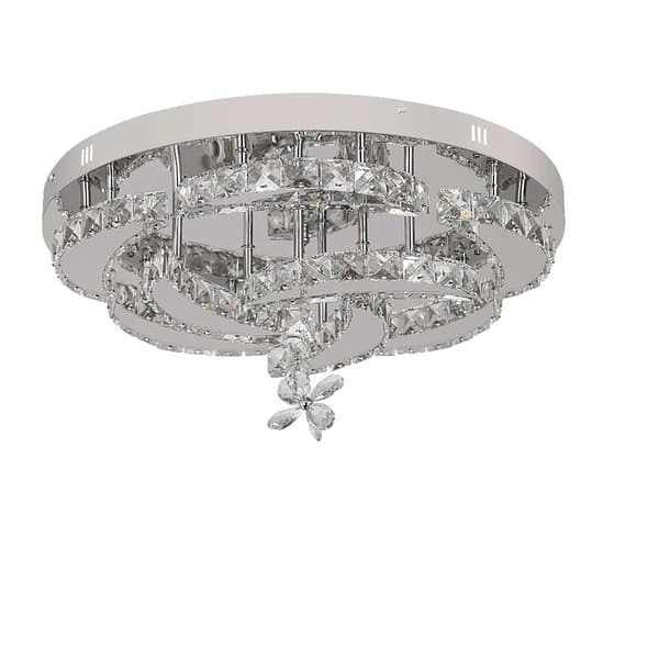 Kristallkrona, Dimbar LED-belysning, Modern heminredning,Ljusstyrka dämpning, stil 1