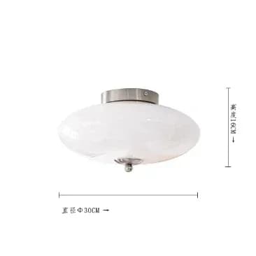 Taklampa, Elegant Glasdesign, Ideal för Olika Rum,silver, 110V, 3 färger ingen fjärrkontroll