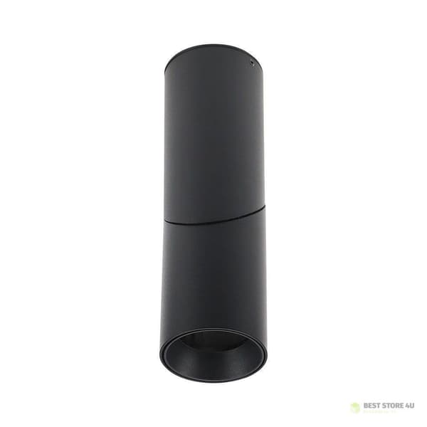 V-TAC Aluminium GU10 Rund Ytmonterad Lysrör Svart VT-804 3 Års Garanti