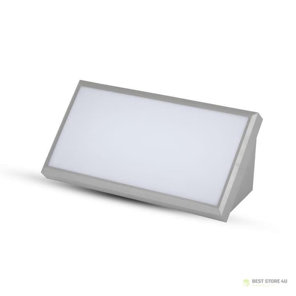 V-TAC 20W LED væglampe skrå grå IP65 VT-8055-N 4000K 2050lm