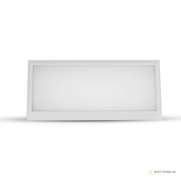 V-TAC 12W LED væglampe skrå hvid IP65 VT-5142 4000K 1250lm