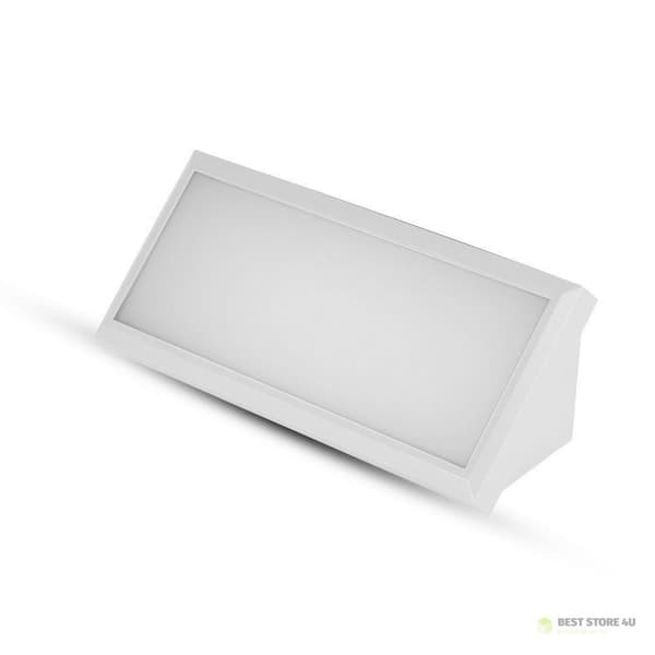 V-TAC 12W LED væglampe skrå hvid IP65 VT-5142 4000K 1250lm