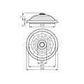 Miniatyrbild 3 av 4: Taklampa - LED LASH - Integrerad rörelsedetektor - Vit - Metall - Modern