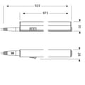 Miniatyrbild 3 av 4: DURANDAL: Strip 70 LED T5 10W 87,3cm med strömbrytare, 4000K