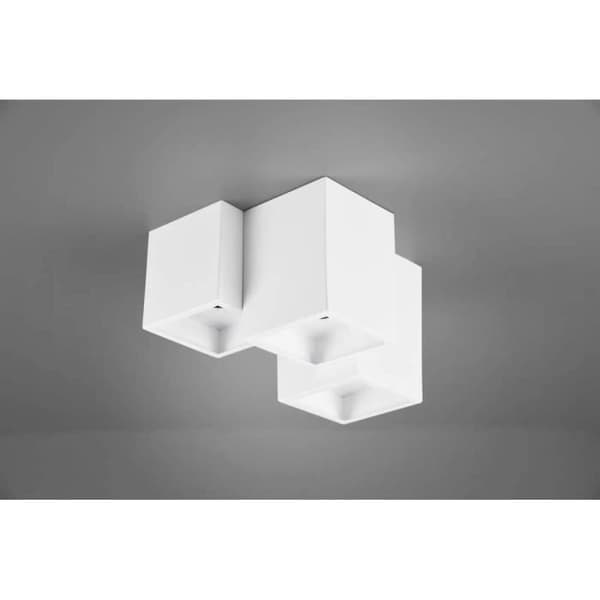 Trio taklampa Fernando 23 cm GU10 stål 35W vit