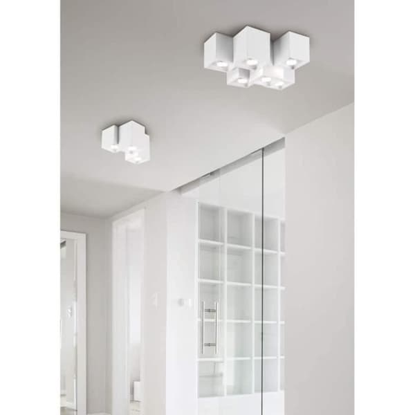 Trio taklampa Fernando 23 cm GU10 stål 35W vit