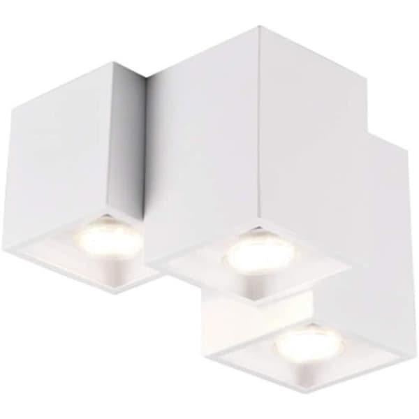 Trio taklampa Fernando 23 cm GU10 stål 35W vit
