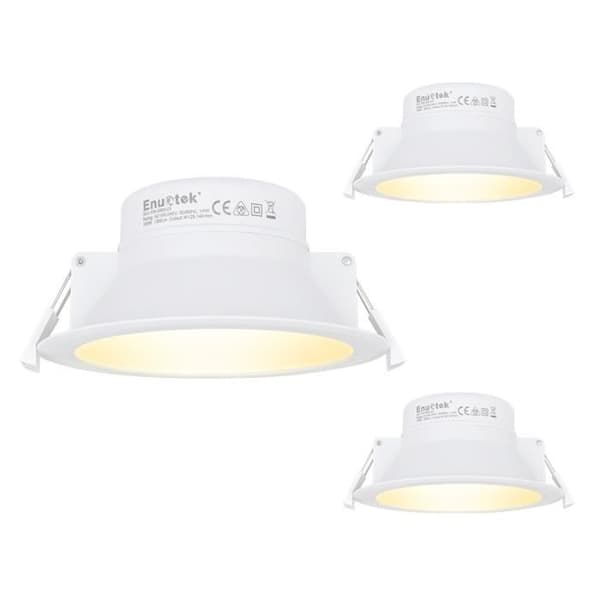 Super Brilliant 14W Infälld taklampa LED Kök och badrum Varmvitt håltak Φ120-140MM ENUOTEK